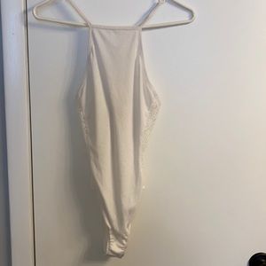 victoria secret white body suit